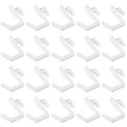 24Pcs Plastic Pegboard Hooks J Shape Pegboard Hook Peg Board Tool Organizer Accessories Skadis