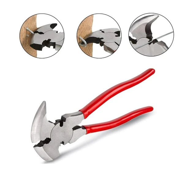 Pince de jardinage 10 pouces en acier CR-V, outil professionnel de bricolage pour clôtures et haies 1