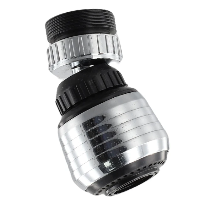 หัวก๊อกน้ำแบบหมุนได้ 360 องศา พร้อมท่อกรองน้ำ ประหยัดน้ำ หัวฉีดน้ำอเนกประสงค์ อุปกรณ์ครัว 6