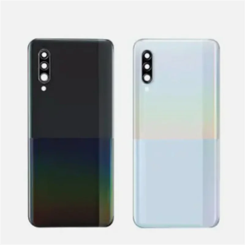 Back Cover For Samsung A90 5G A908 A908F SM-A9080 Battery Cover Rear Door Housing Case With Camera Frame Lens+Logo phone back cover glass phone back cover glass battery cover samsung phone case