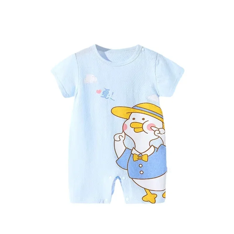 0-12M Unisex Baby Cotton Romper Summer Outfits