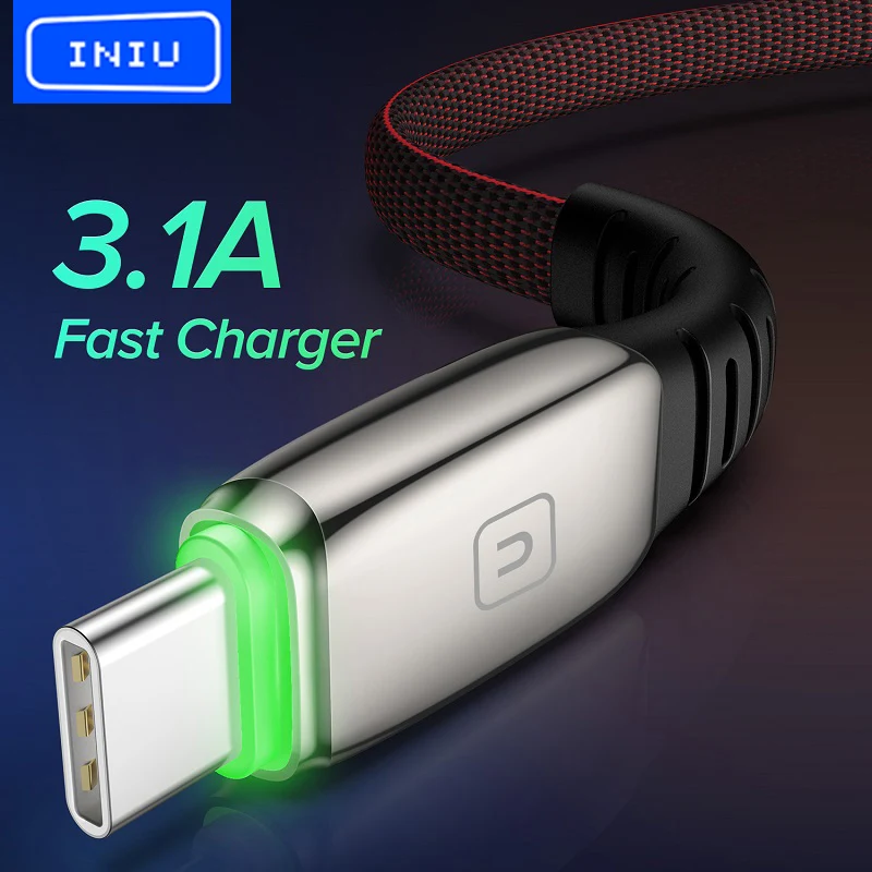 INIU USB C Cable Fast Charging Micro USB Data Cord Type C Charger For Samsung S23 S10 S9 A71 Xiaomi mi 13 12 Redmi Note 11 10 9s