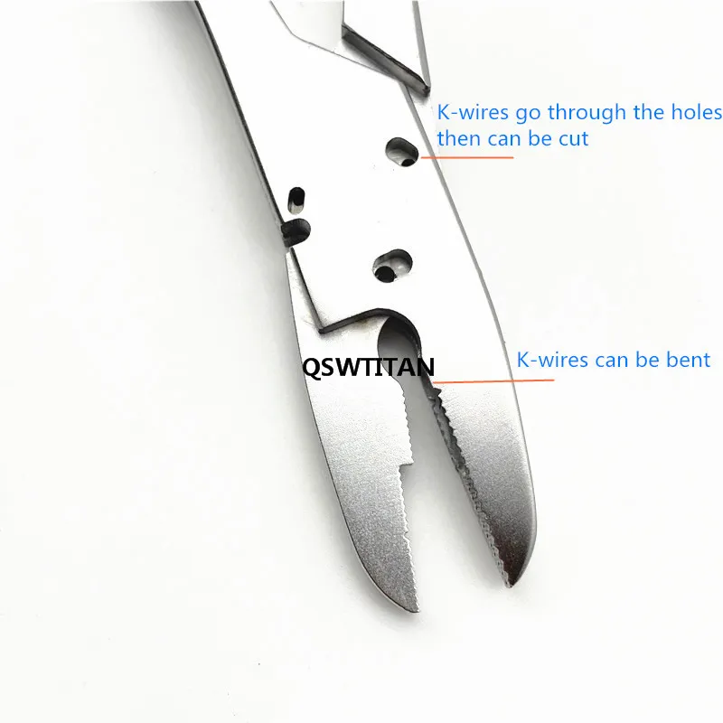 Veterinary Surgical Instruments Orthopedic Instruments Orthodontic Tools Set Orthopedic Wire Cutter Bending Forceps for Multifunctional Kirschner Wire Bone Scissors Veterinary Orthopedic Bending Pliers