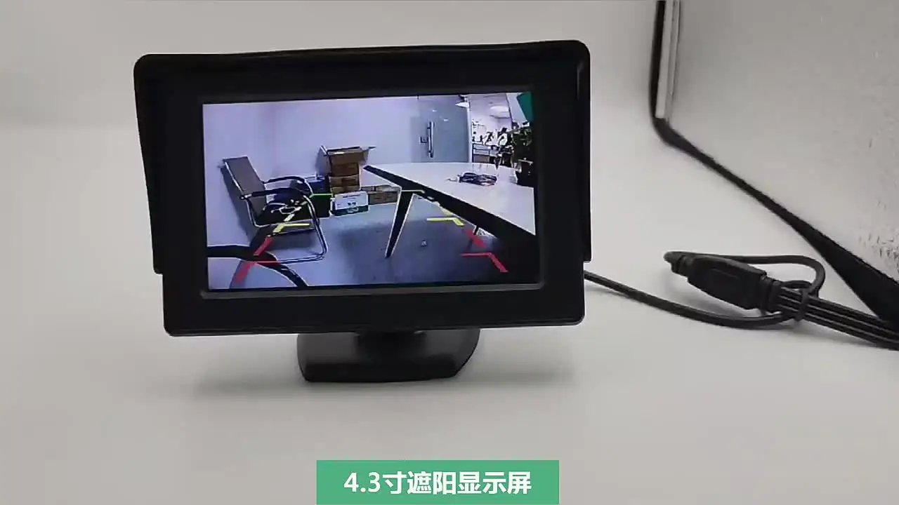 Monitor HD 4,3 Pollici Per Specchietto Retrovisore Auto - Telecamera Retromarcia, 12V, Doppio Ingresso Video - Foto 11