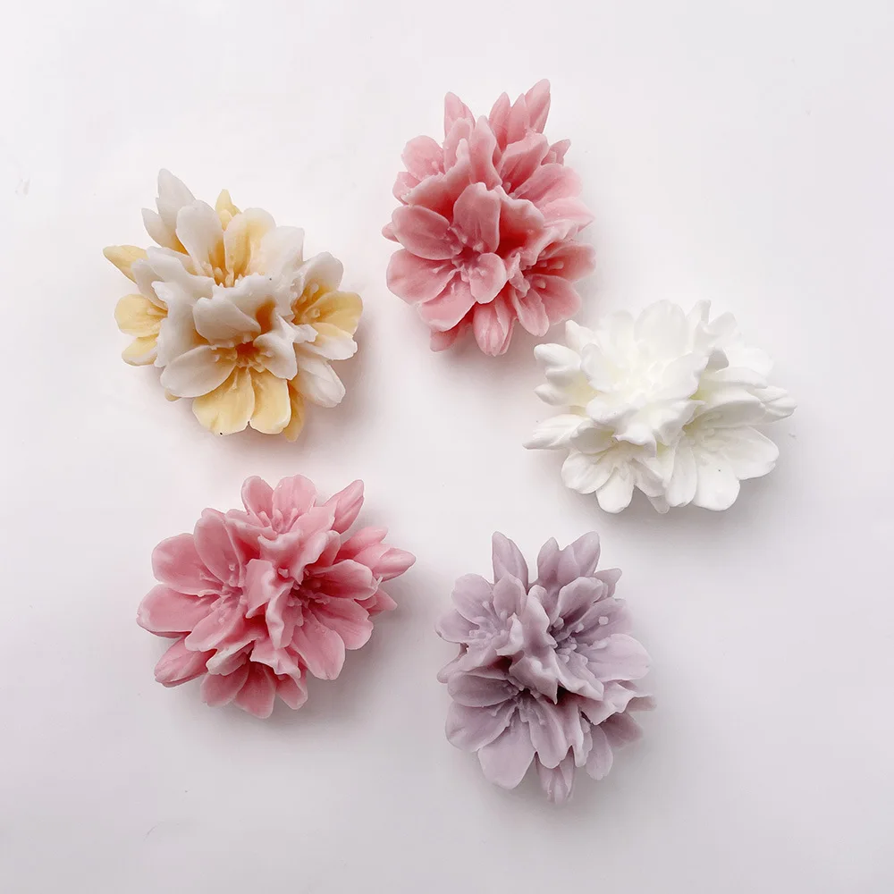 Peach Blossom Candle Mold 2