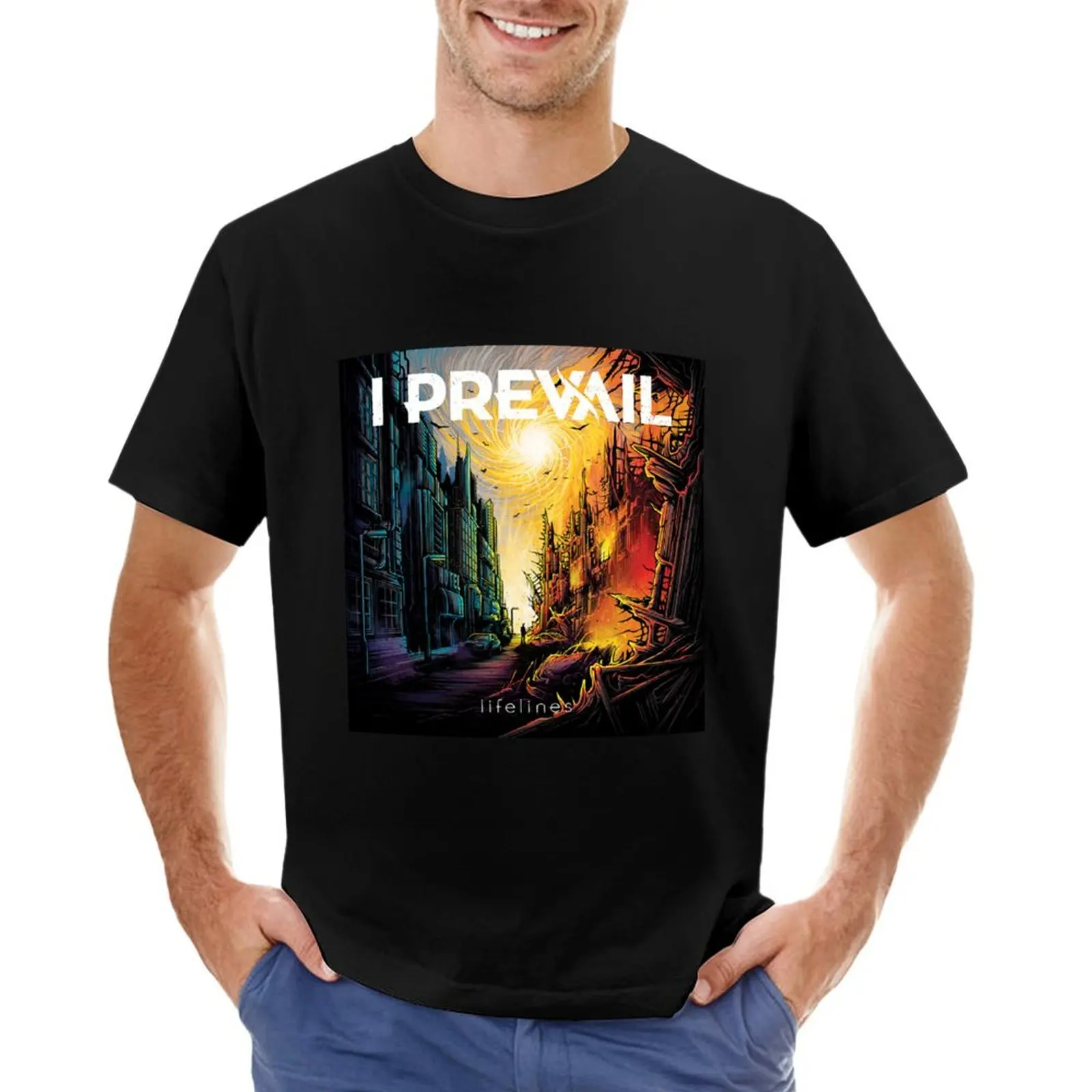 

I Prevail lifelines T-shirt tops Blouse mens plain t shirts