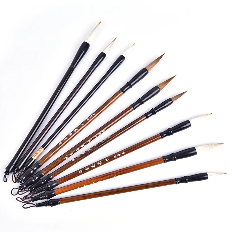 Wolf Hair Calligraphy Brush, Chinese Writing Brush for Artist Drawing & Painting