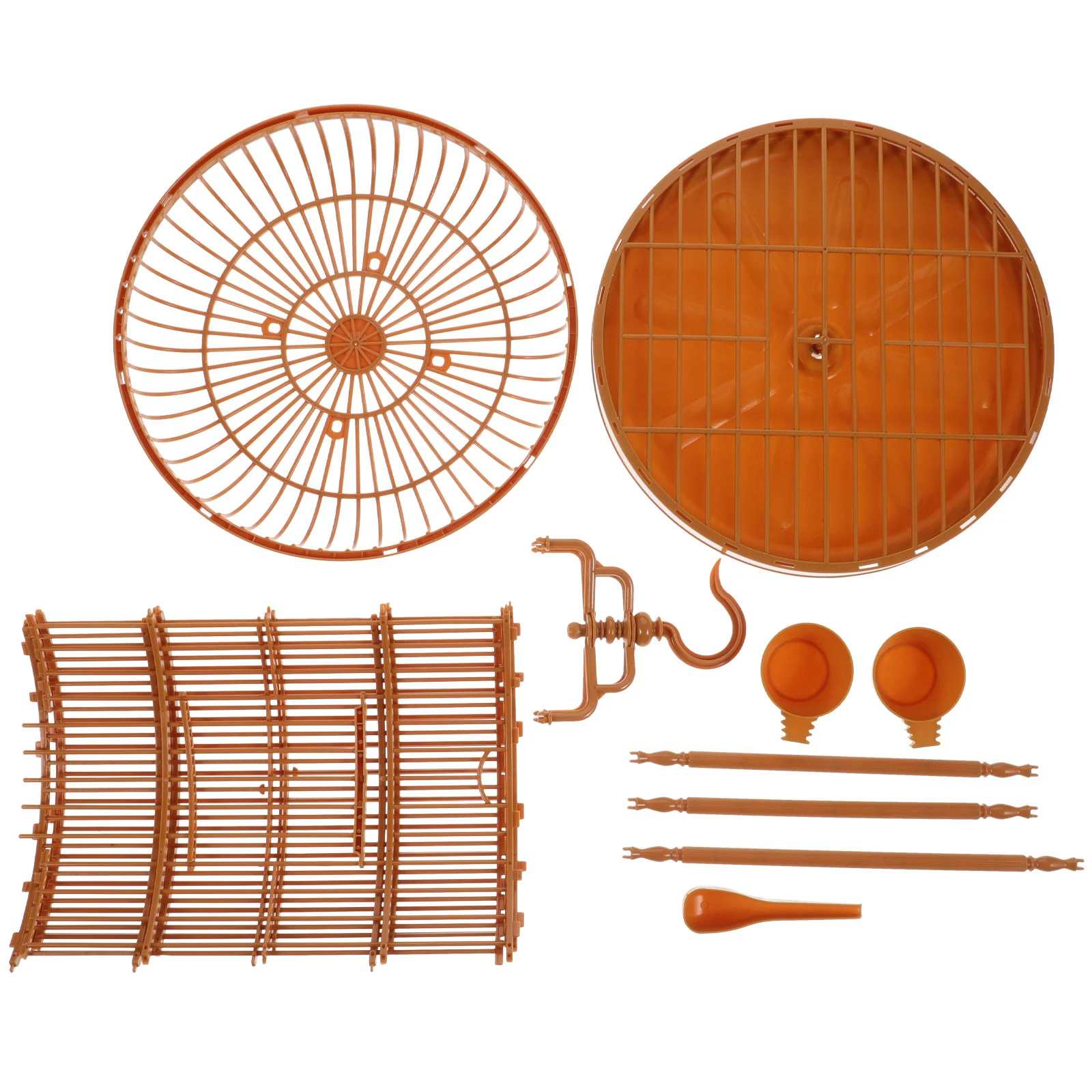 

Plastic Bird Cage Bird Bath for Cage Bird Carrier Travel Cage Bird Cage with Stand Decorative Bird Cage Bird Cage