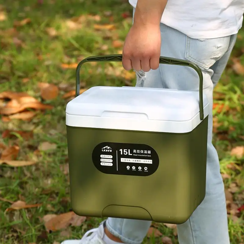 15-liter Incubator Refrigerator Portable Insulation Box Long-term Preservation Personal Ice Box With High-capacity For Travel Mini Refrigerator Camping Refrigerator