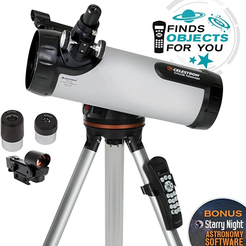 

Профессиональный светоотражатель Celestron LCM114 114/1000 мм F9 geauto seerde Goto
