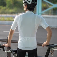 HISERWA hommes Maillot de cyclisme à manches courtes été Maillot de vélo vélo de route vêtements de cyclisme respirant Pro équipe vtt Maillot chemise 3