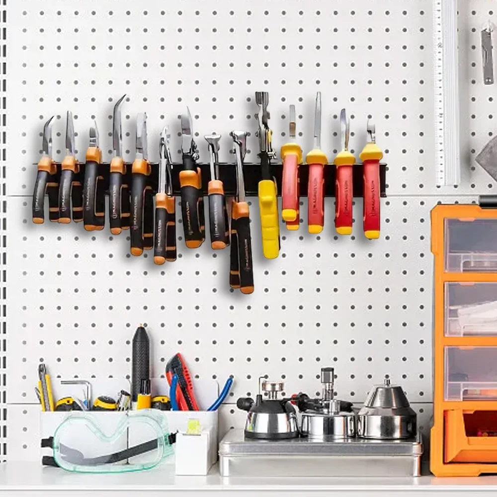 Wall Mount Metal Wrench Screwdriver Organizer Tool Holder Wall Organizer Mount for Vice Wrench Plier HardwareTool Storage,tool organizer,wrench organizer,wrench holder,screwdriver organizer,power tool holder,plier organizer
