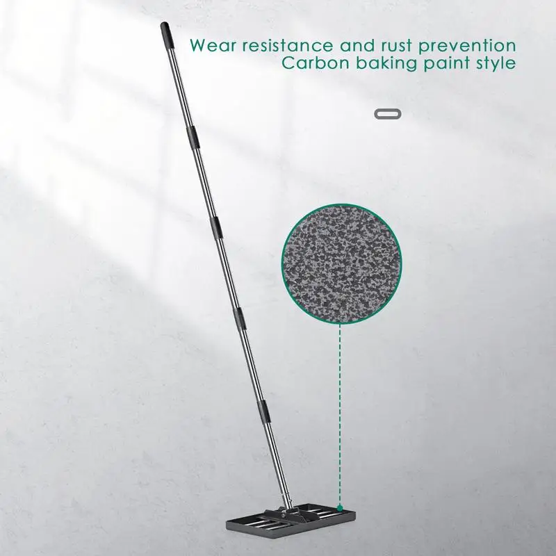 Golf Lawn Leveling Rake Steel Soil Leveler Heavy Duty Landscape Sand Crusher Rustproof Wear-Resistant For Soil Or Dirt Ground 4