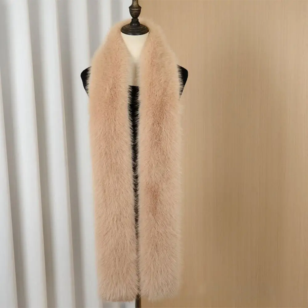 Soft Plush Fake Fur Winter Scarf for Women