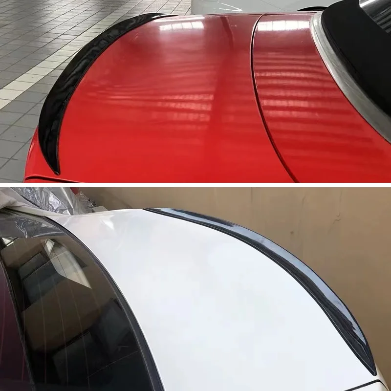 Car Spoiler 121CM Length Universal Accessories For Mercedes Benz W204 W211 Audi A6 C7 BMW E92 E90 E46 G20 F30 Peugeot car rear wing spoiler car roof spoiler