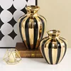 Creative living room vases, flower arrangements, ceramic jars, dining table decorations, handicrafts 4