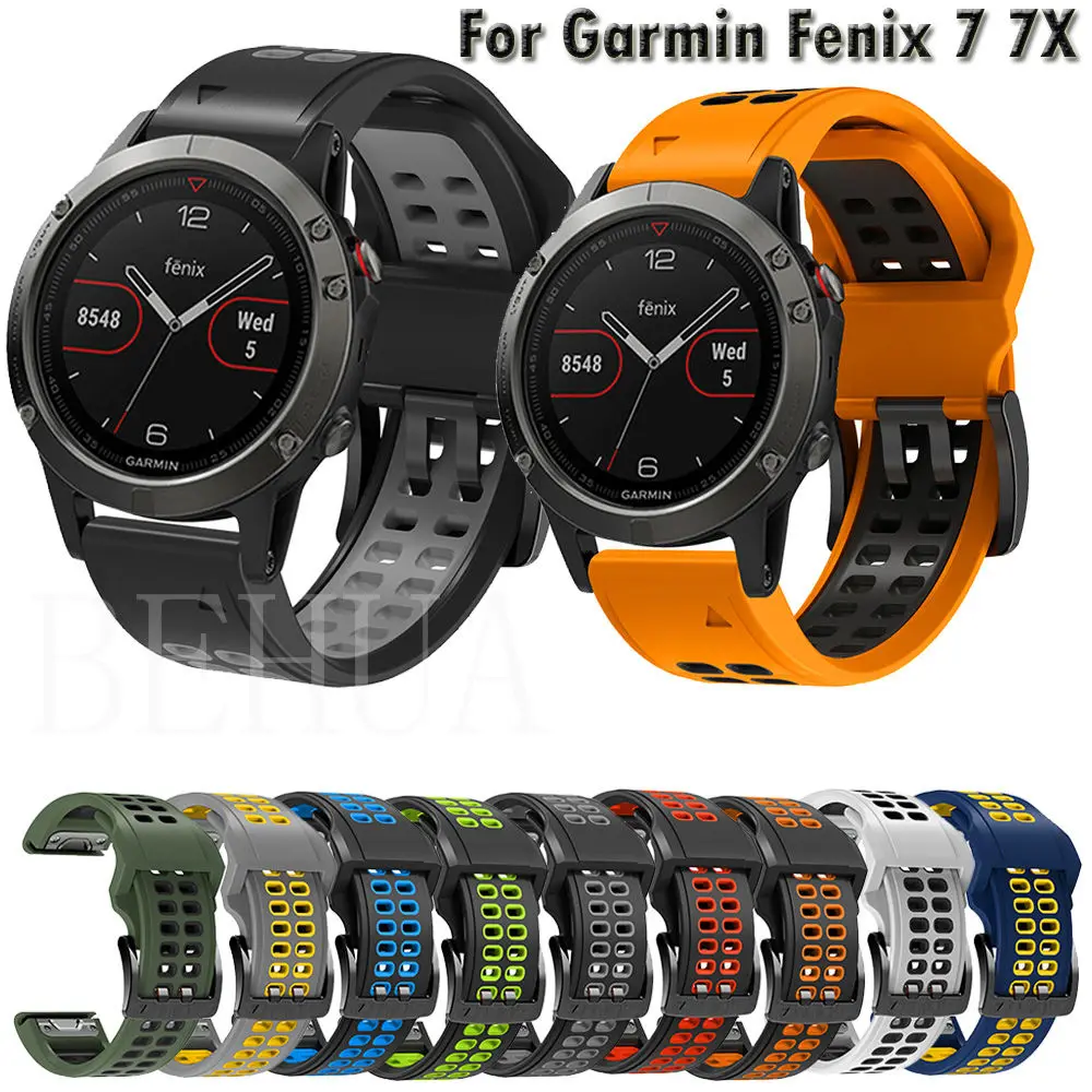 Enhanced Silicone Watch Band with Quick Release Mechanism