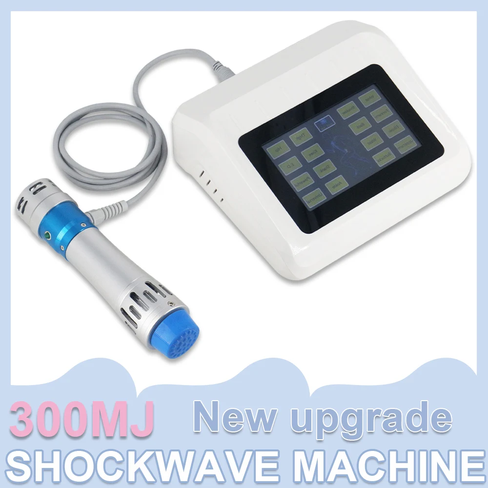 

ED Shockwave Therapy Machine Pain Relief Relax Physiotherapy Treatment Body Massager 300mj Professional Shock Wave Equipment