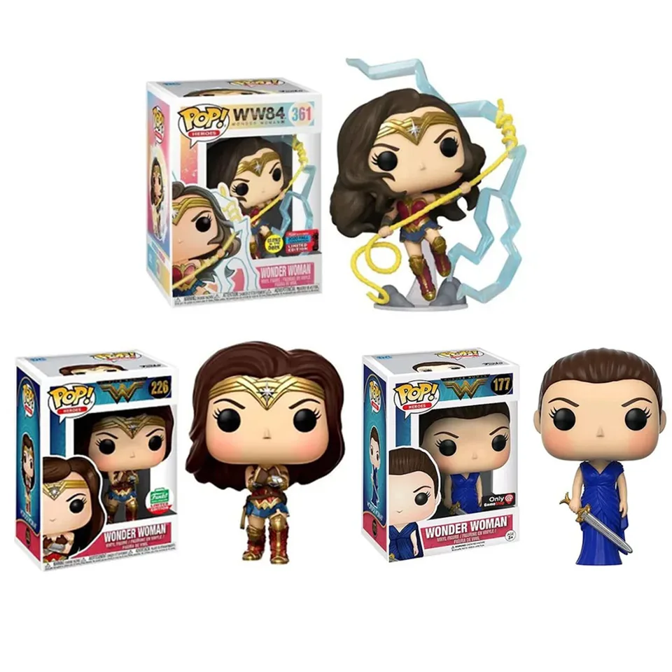 Funko Pop DC-Heroes Wonder Woman #177 #226 #361 Exclusive Action