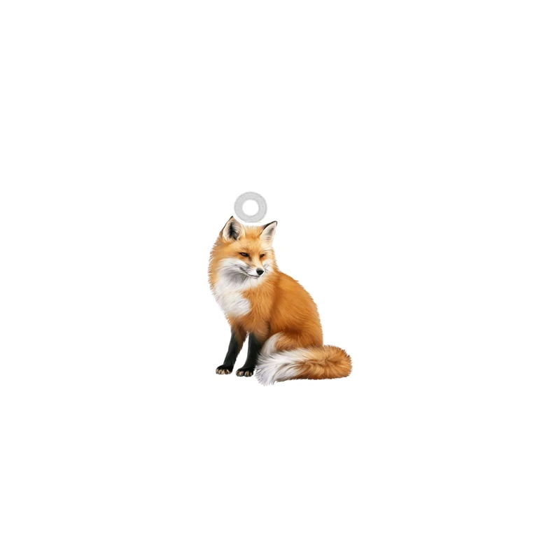 

10PCS Fox Acrylic Dangle Charm Cute Plastic Animal Epoxy Charms For DIY Earrings Bracelet Women Jewelry