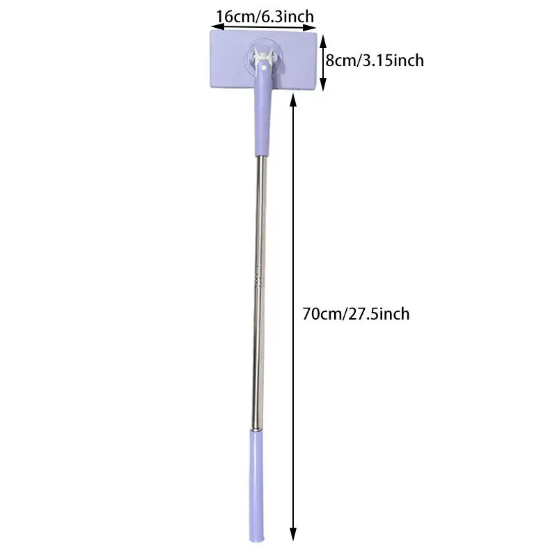 Hands-Free Cleaning Mop for Floor/Window 360°Rotation Mini Mop for Wet Wipes Household Kitchen Cleaning Tool