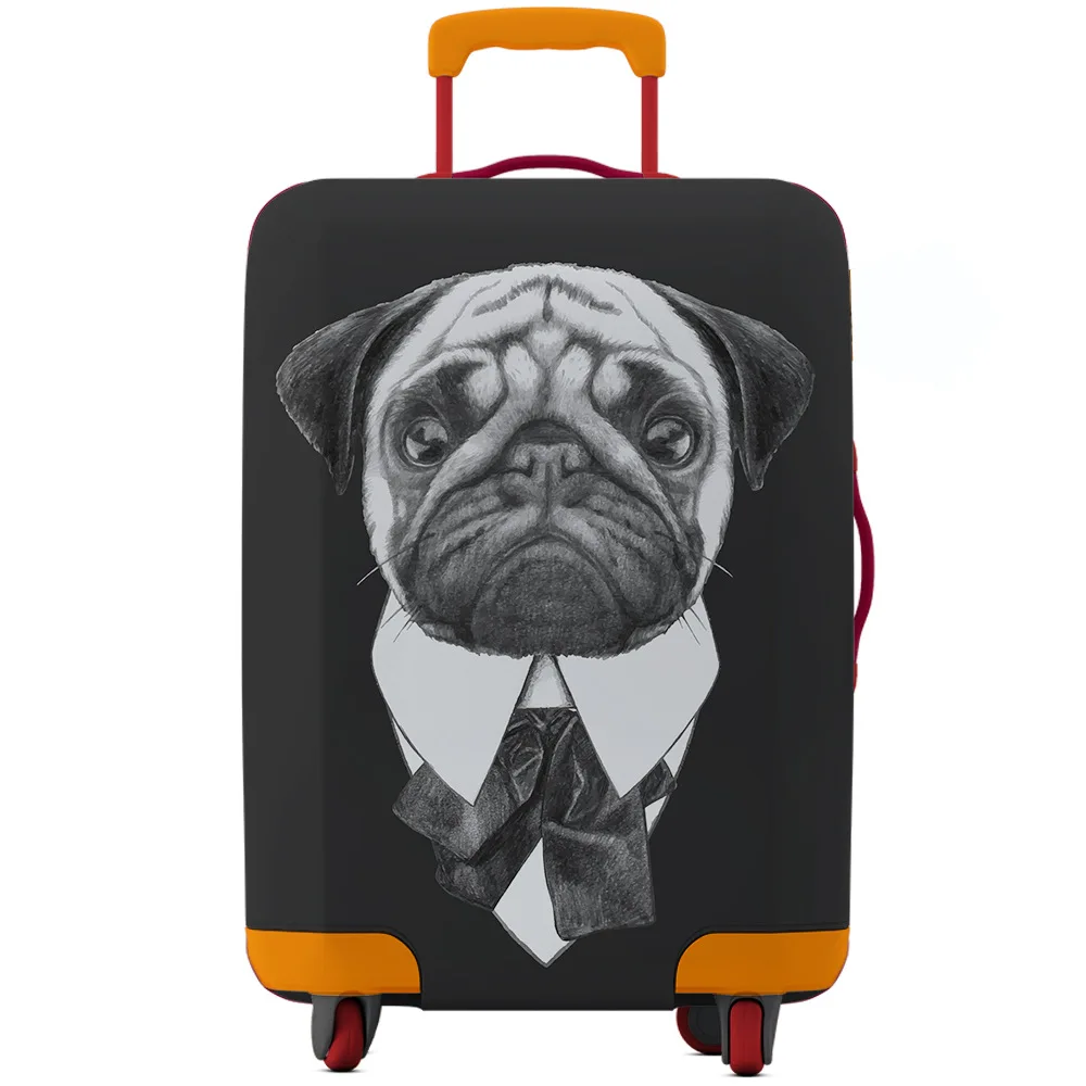 thumbnail image 1 of Funda de equipaje de tela elástica, funda protectora para maletas, funda protectora para equipaje, adecuada para maletas de 18 a 32 pulgadas, organizador de viaje, 1 of 5