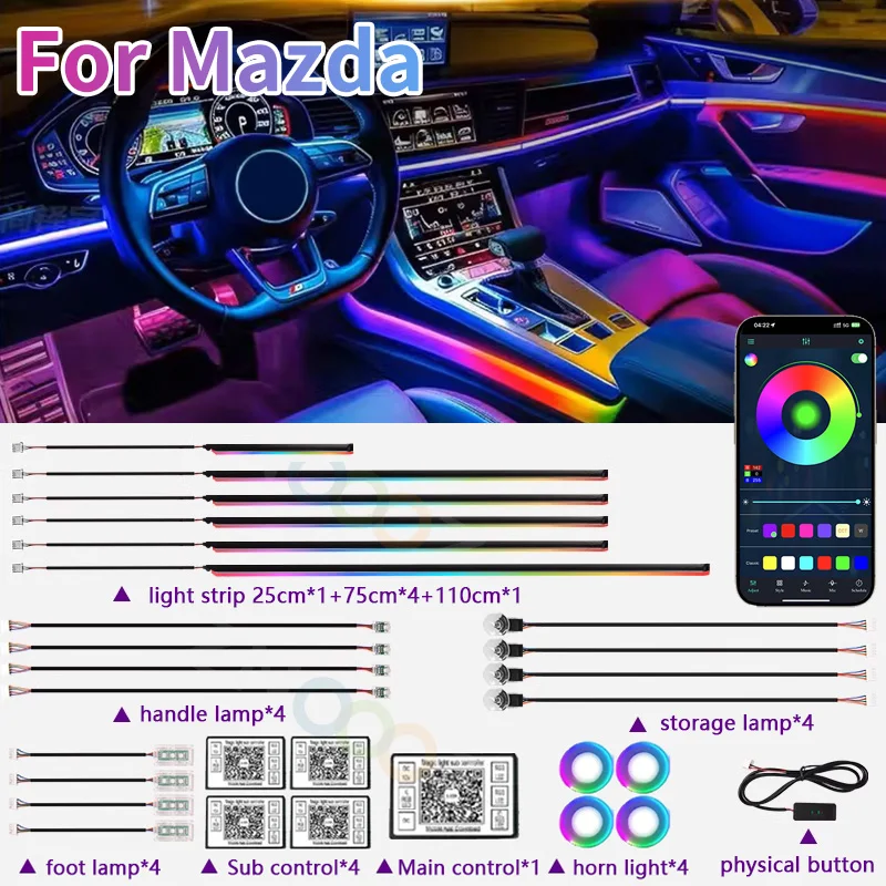 MaXtron SMD LED Interior Light Kit For Mazda 5 (Type CW) By LETRONIX