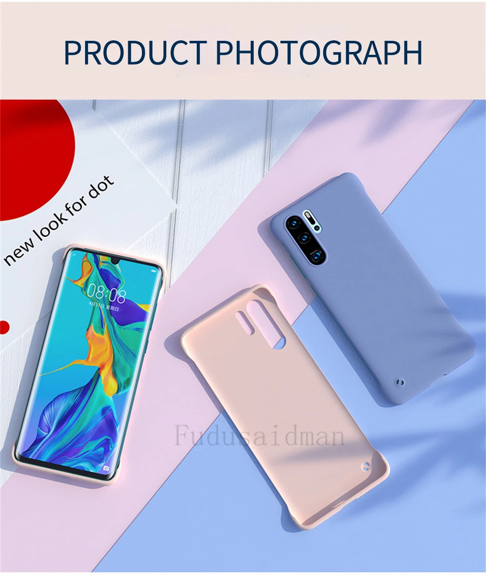 Ultradünne, schlanke, harte, rahmenlose PC-Hülle für Huawei Honor 10 8X 9X 10i 20e 30i 20 Lite 30 50 60 Pro Matte Cover-Hüllen_voghion.com