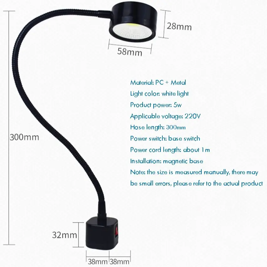 Magnetic Base Flexible Led Light Industrial Light Flexible 220v Led  Super Bright Aliexpress