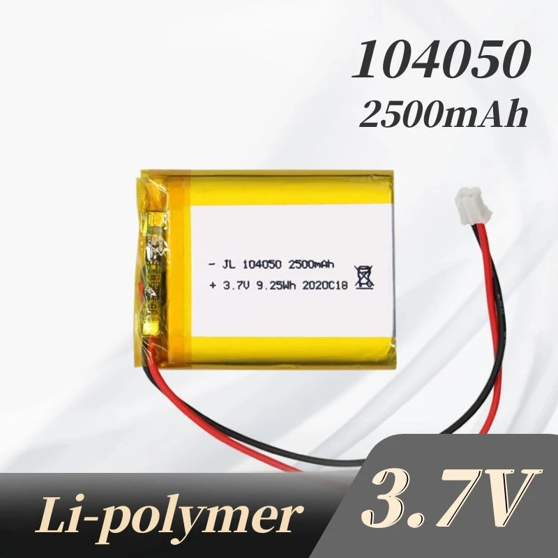 Polímero de Lítio Batteryelectronic Brinquedos Aquecimento Mão Bao Roupa de Aquecimento Beleza Instrumento Condução Gravador 3.7v 2500mah 104050