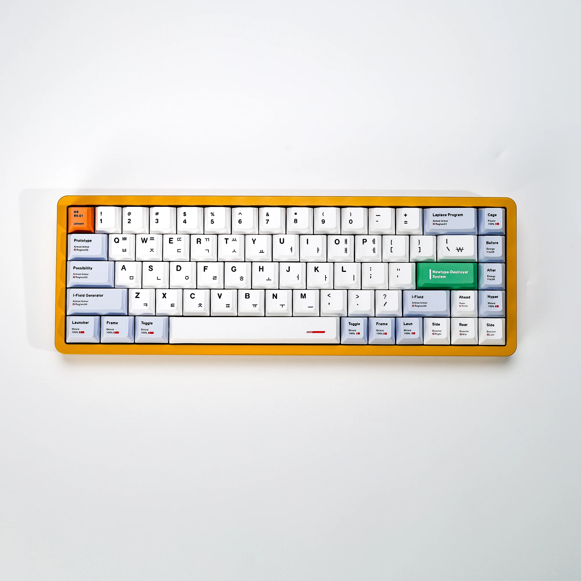 KBDiy RX-0 Unicorn PBT Keycaps 139-Key Cherry Profile Korean