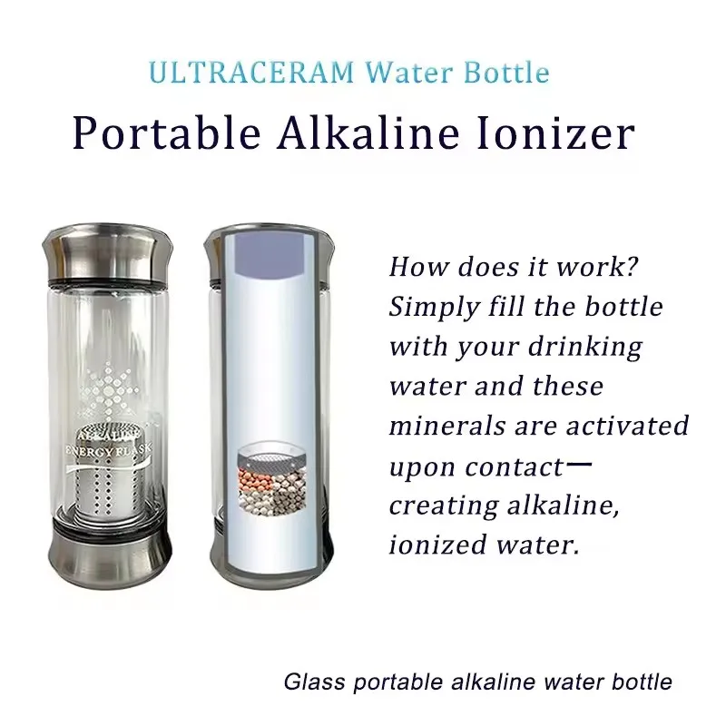 The new 400ml Tomalin mineral alkaline energy water cup/Weakly alkaline anion water cup