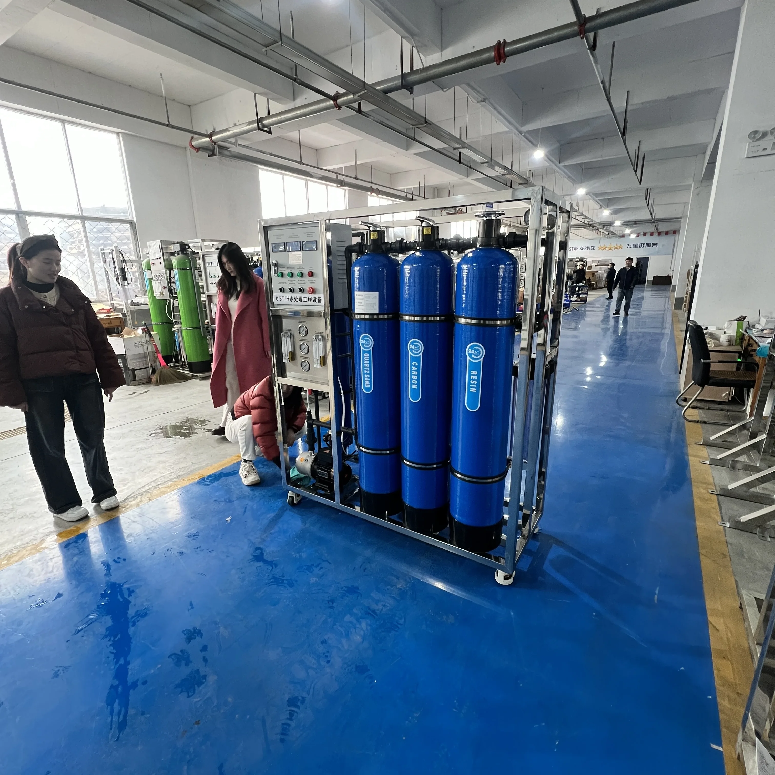 GY500-13Y4040-A02 500lph Water Purification Filter Small RO Reverse Osmosis Water Treatment Machinery