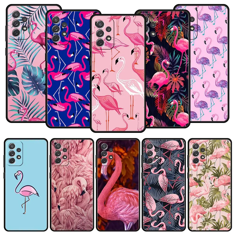 Vibrant Pink Red Flamingo Phone Case Cover