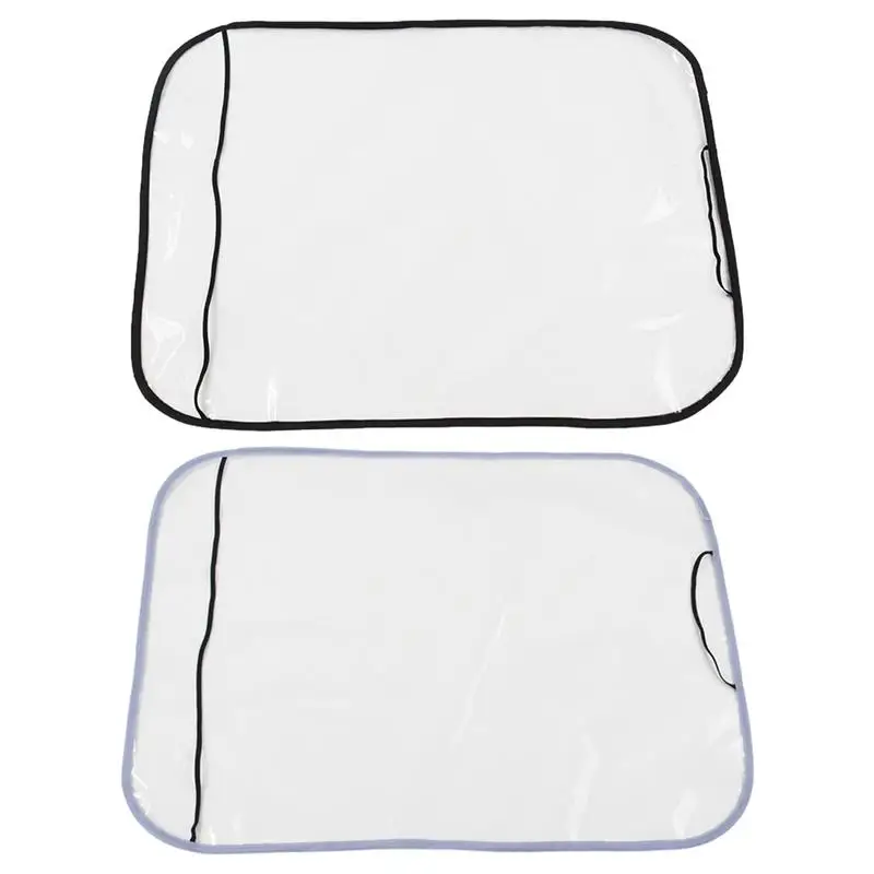 

43g Carseat Protector Car Seat Cover Waterproof Anti Child Kick Pad Anti-slip Auto Seats Guard Clear Covers With PE Film Fit