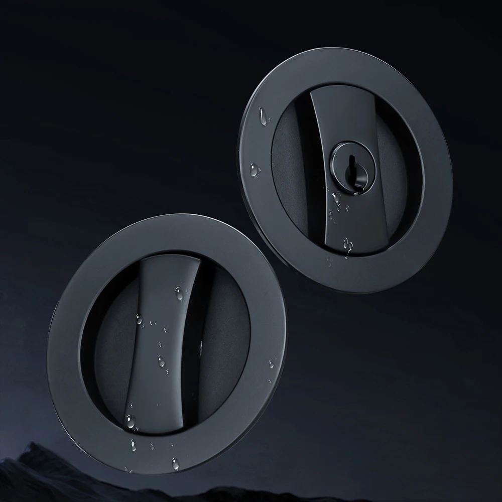 Door Lock Built-In Door Lock Handle Invisible Indoor Sliding Can Be Used For Handle