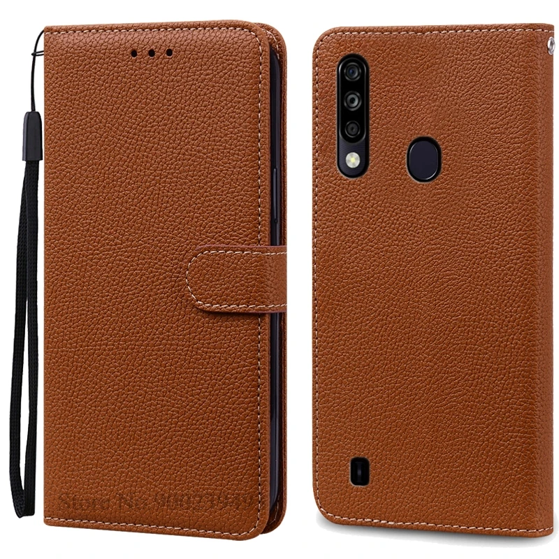 Sleek Silicone Wallet Leather Flip Case with Soft TPU Back Cover