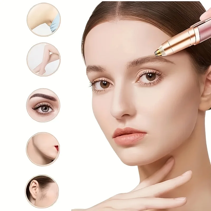 Eyebrow Trimmer Electric Eyebrow Trimmer USB Rechargeable Mini Electric Eyebrow Trimmer-Convenient and Easy Facial Beauty
