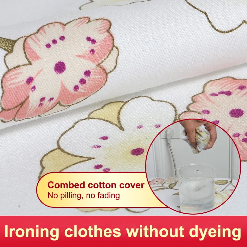 90x30/120x38cm Ironing Board Cover Scorch Resistant, Extra Thick Cotton Iron Cover With Padding Heat Reflective Heavy Duty Pad