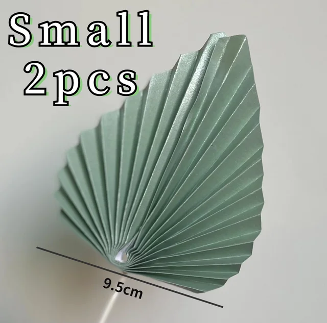 Palm Spear Cake Topper Happy Birthday Palm Leaf Decoration Cake Decorating Wedding Baking Dessert Table Party Favors Small Green