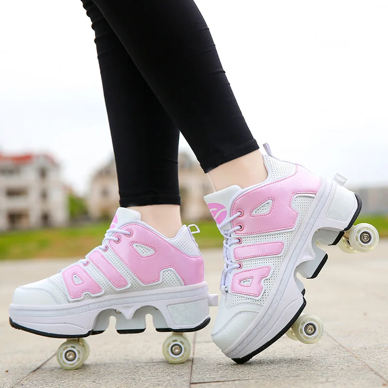2025 patines de ruedas deformadas, zapatos de patín con ruedas