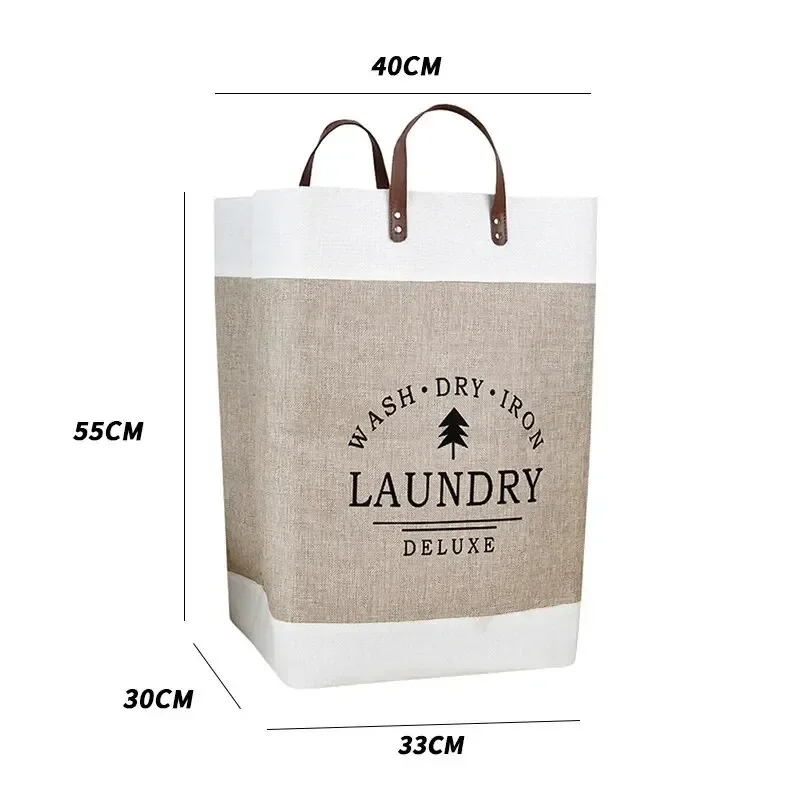 Large Capacity Laundry Basket Dirty Clothes Basket Fabric Laundry Folding Storage Household Storage Box 1Pc laundry basket portable hamper