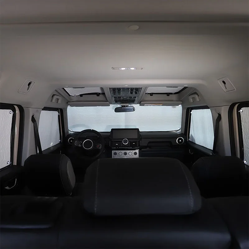 Parasole per tetto apribile per Ineos Grenadier 2020-2024 Accessori, Copertura per tetto auto, Parasole per tetto pieghevole, Riflettore UV Riflettente Coperture Riflettenti Bloccano Raggi UV Riflesso
