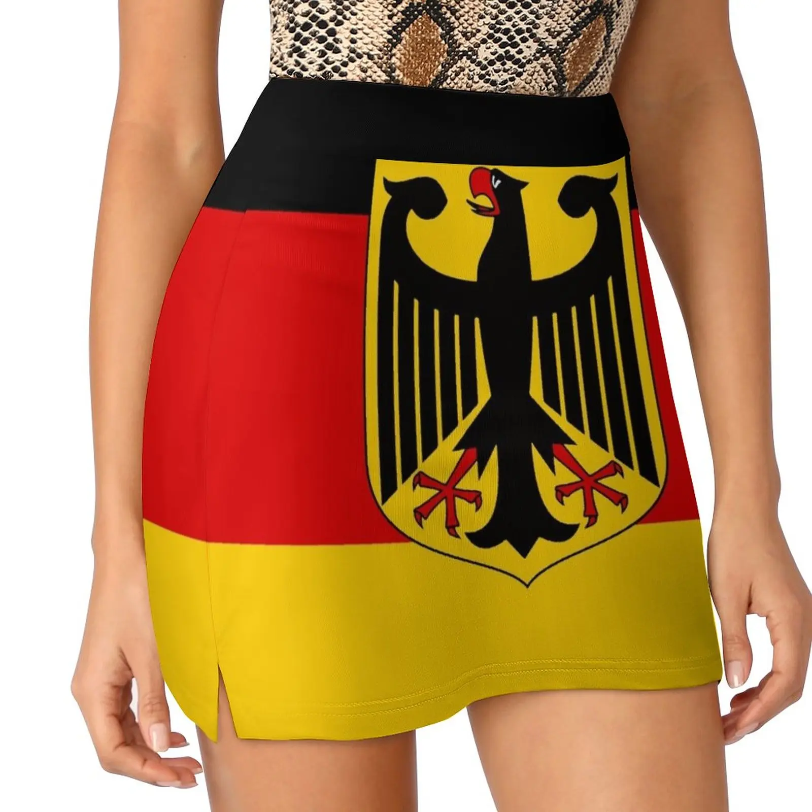 Flag: German & Coat of Arms Light Proof Trouser Skirt Sexy mini skirt Women's dress women's summer dress 2023 rainstorm proof adult raincoat women s coat fashionable hiking full length trench style poncho