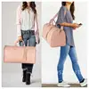 Foldable Women's Travel Convenient Carry-on Clothing Bag Large Leather PU Bag Travel Bag Business Duffel Women's 4