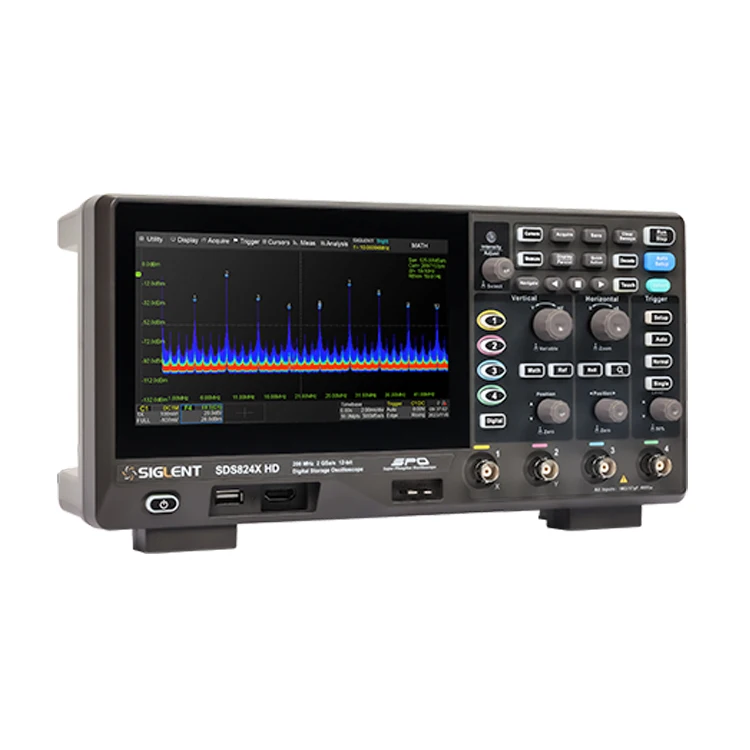 Siglent high-definition oscilloscope SDS800X HD series (SDS802/804/812/814/822/824X HD), 12 bit resolution, 2/4 channels 4
