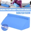 New Orthopedic Acid Reflux Bed Wedge Pillow Large Size Sponge Cotton Back Leg Elevation Cushion Pad Bedding Zipper Wedge Pillow 1
