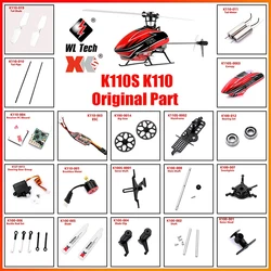 Wltoys XKS K110S K110 RC Helicopter Accessories Servo Blade Gear Motor Rotor Head Tail Canopy ESC Board for K110S Upgrade Parts