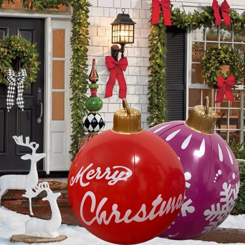 

Christmas Inflatable Pvc Balloon Christmas Garden Street Home Decoration Balloon Toys Gifts Festival Atmosphere Crafts