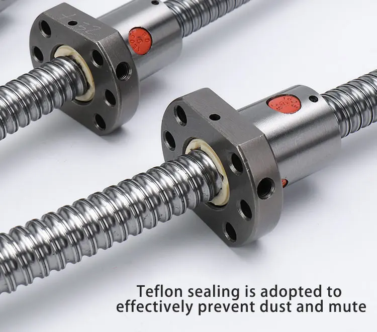 Ballscrew, SFU2505, 2510, 3205, Fim personalizado usinado,